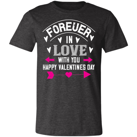 Image of Valentine Design Unisex Jersey Short-Sleeve T-Shirt