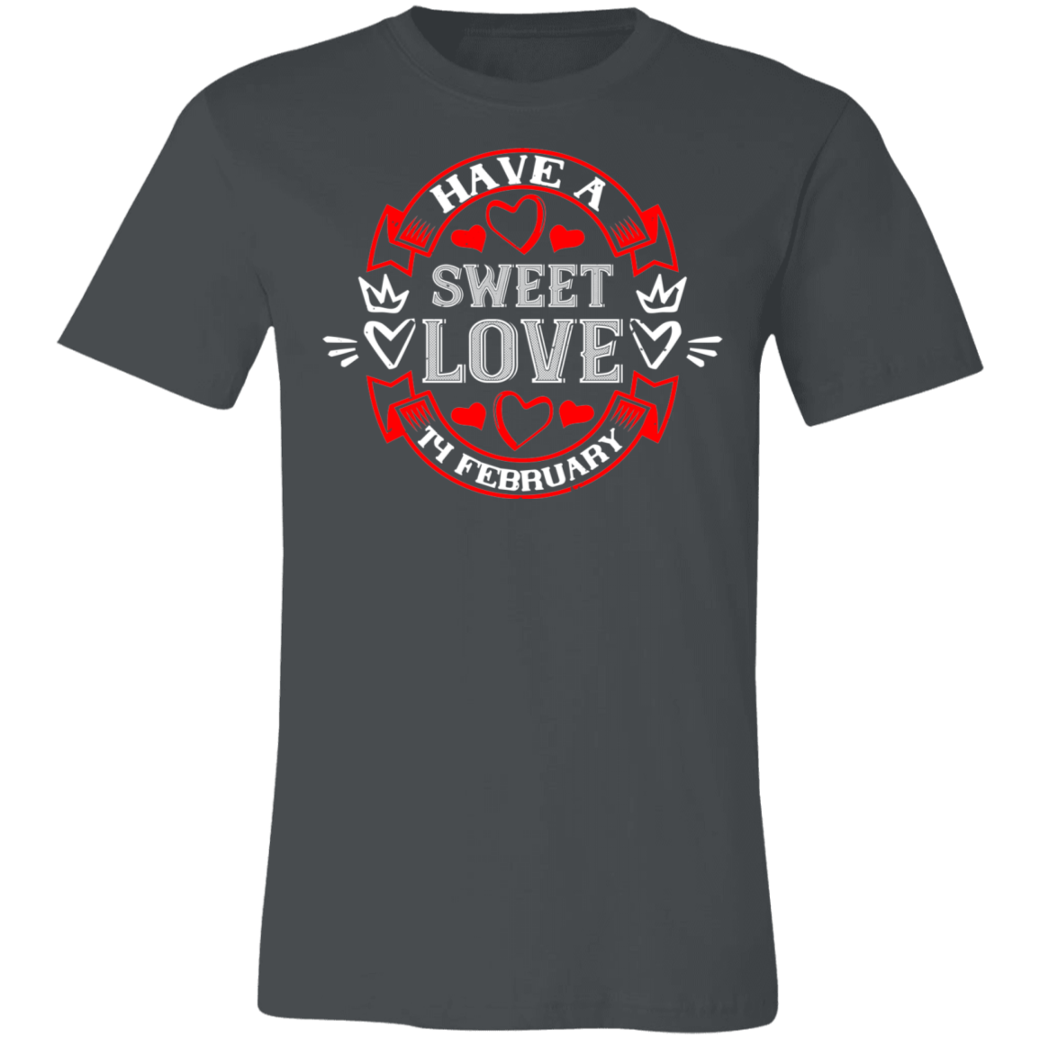 Valentine Design Unisex Jersey Short-Sleeve T-Shirt
