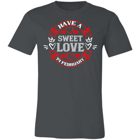 Image of Valentine Design Unisex Jersey Short-Sleeve T-Shirt