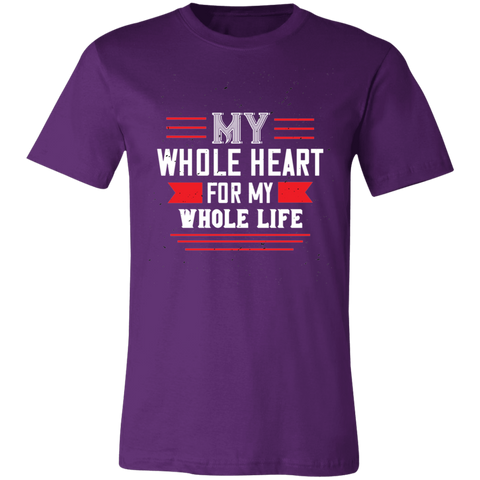 Image of Valentine Design Unisex Jersey Short-Sleeve T-Shirt