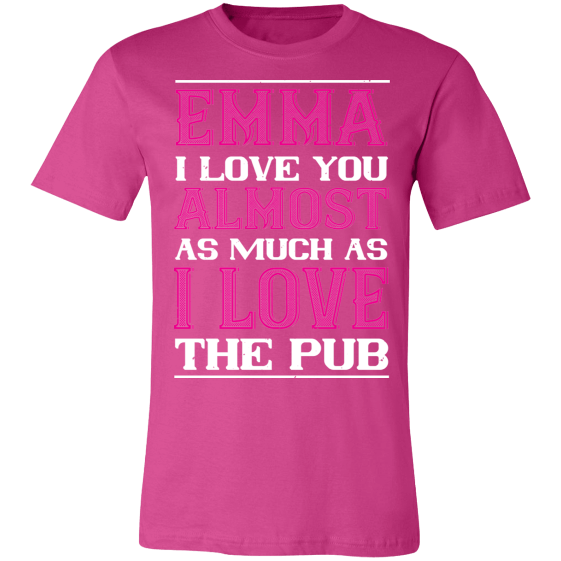 Valentine Design Unisex Jersey Short-Sleeve T-Shirt