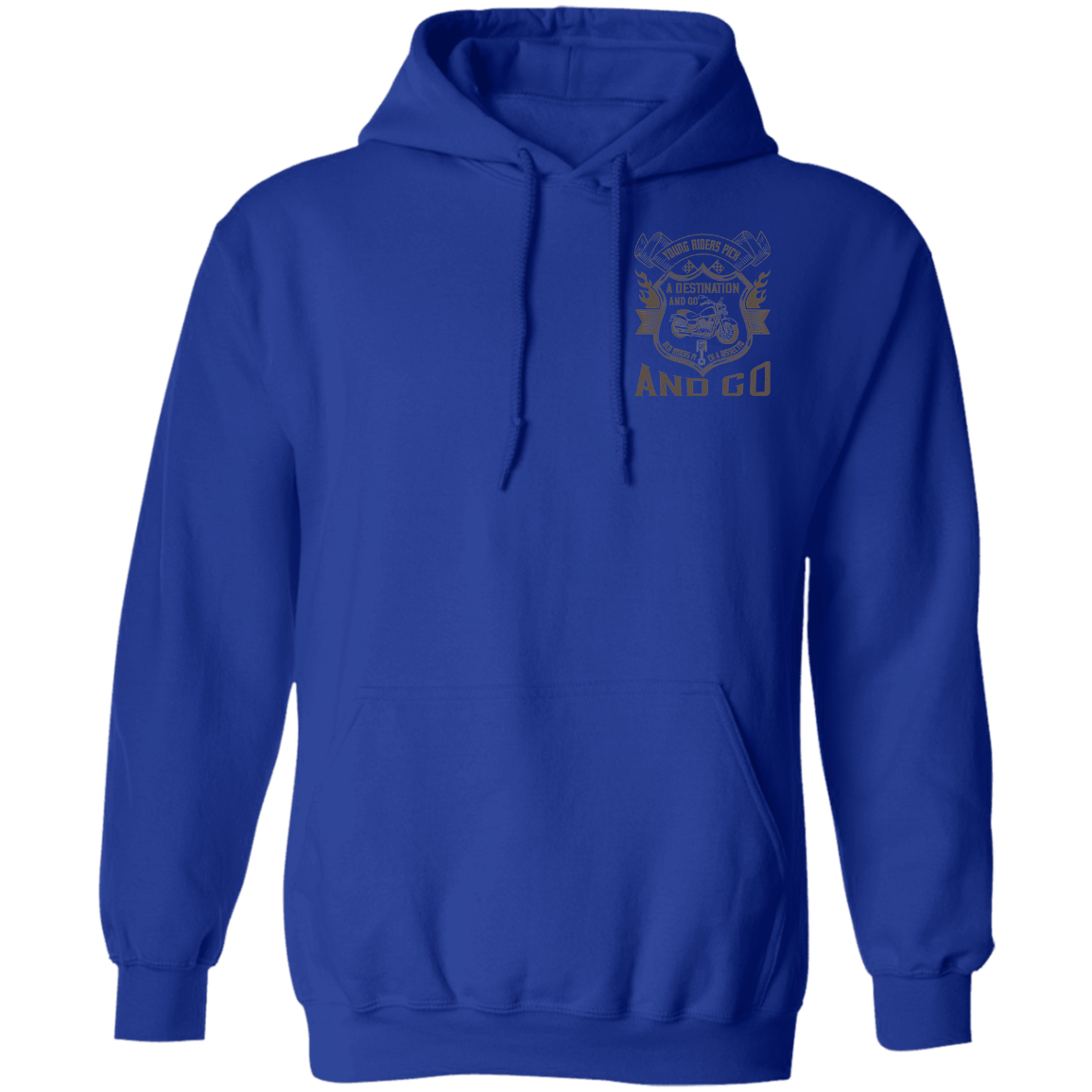 Motorcycle Design Pullover Hoodie