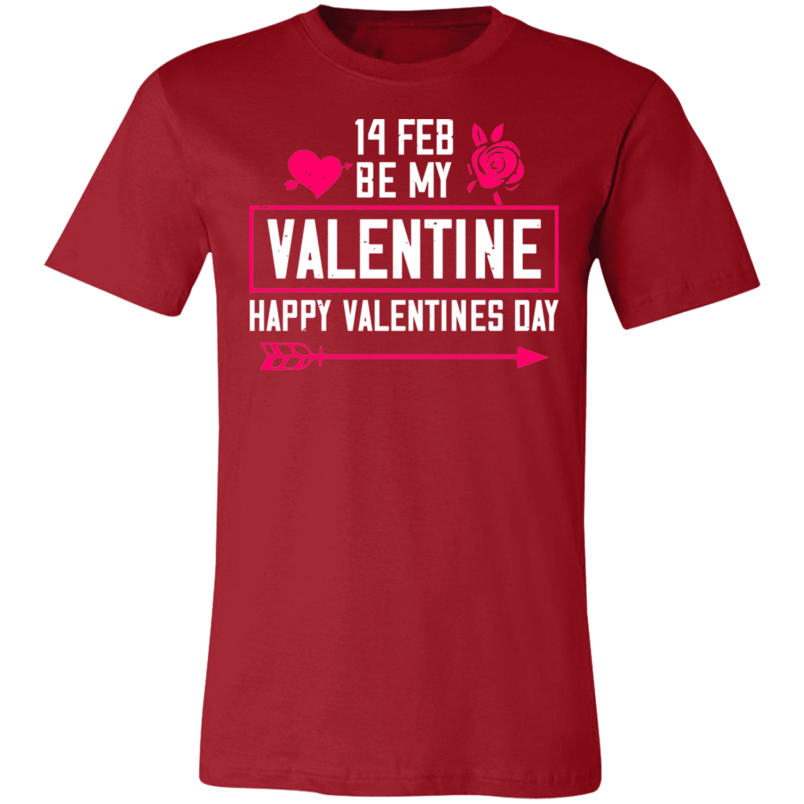 Valentine Design Unisex Jersey Short-Sleeve T-Shirt