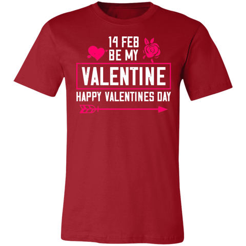 Image of Valentine Design Unisex Jersey Short-Sleeve T-Shirt