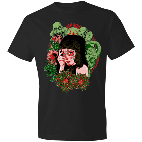 Image of Scary Lady Design Lightweight T-Shirt