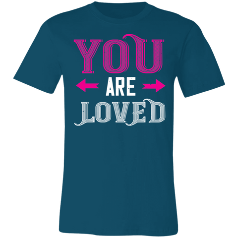 Image of Valentine Design Unisex Jersey Short-Sleeve T-Shirt
