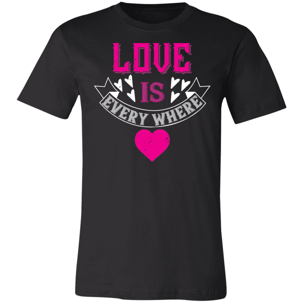 Valentine Design Unisex Jersey Short-Sleeve T-Shirt