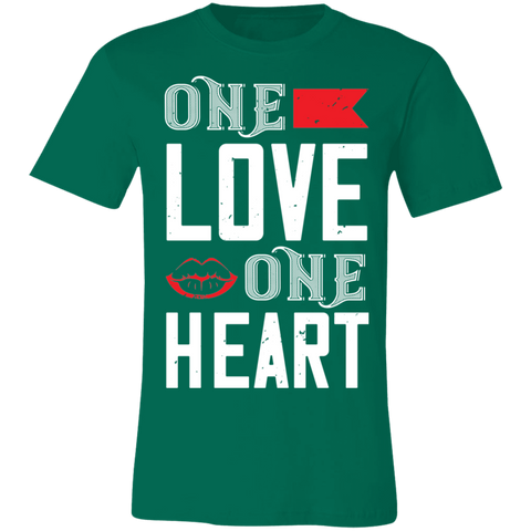 Image of Valentine Design Unisex Jersey Short-Sleeve T-Shirt