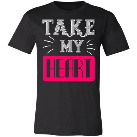 Image of Valentine Design Unisex Jersey Short-Sleeve T-Shirt