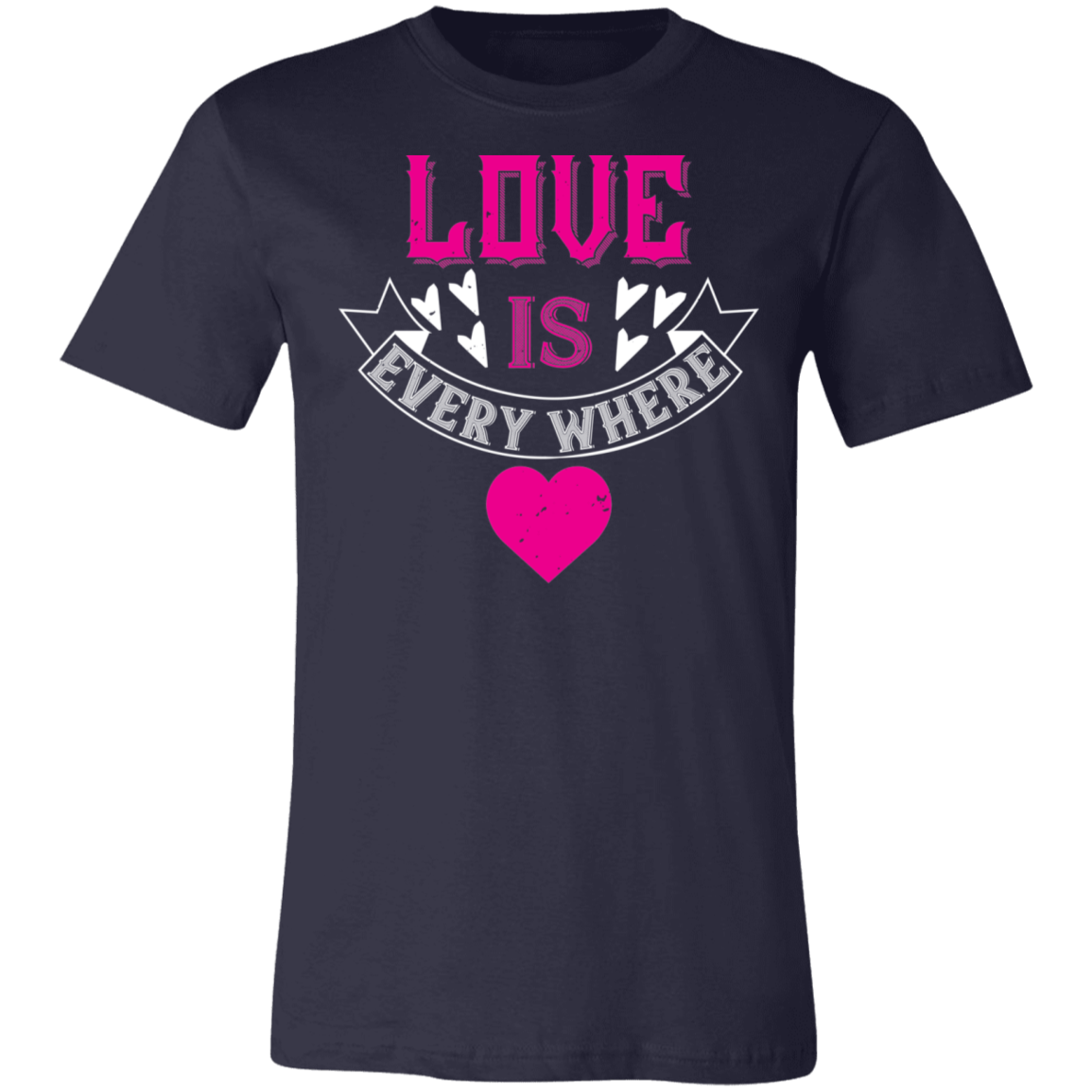 Valentine Design Unisex Jersey Short-Sleeve T-Shirt