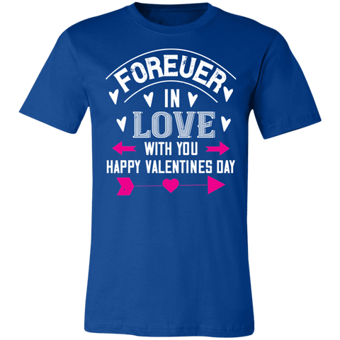 Image of Valentine Design Unisex Jersey Short-Sleeve T-Shirt
