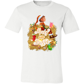 Merry And Bright  Unisex Jersey Short-Sleeve T-Shirt