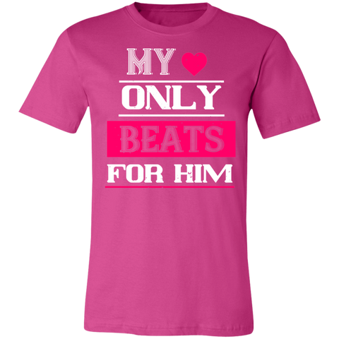 Image of Valentine Design Unisex Jersey Short-Sleeve T-Shirt