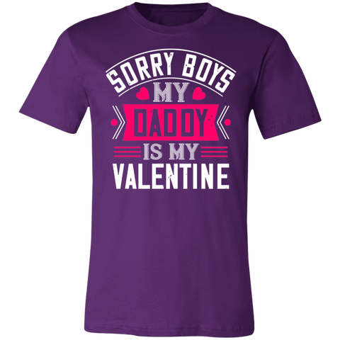 Image of Valentine Design Unisex Jersey Short-Sleeve T-Shirt