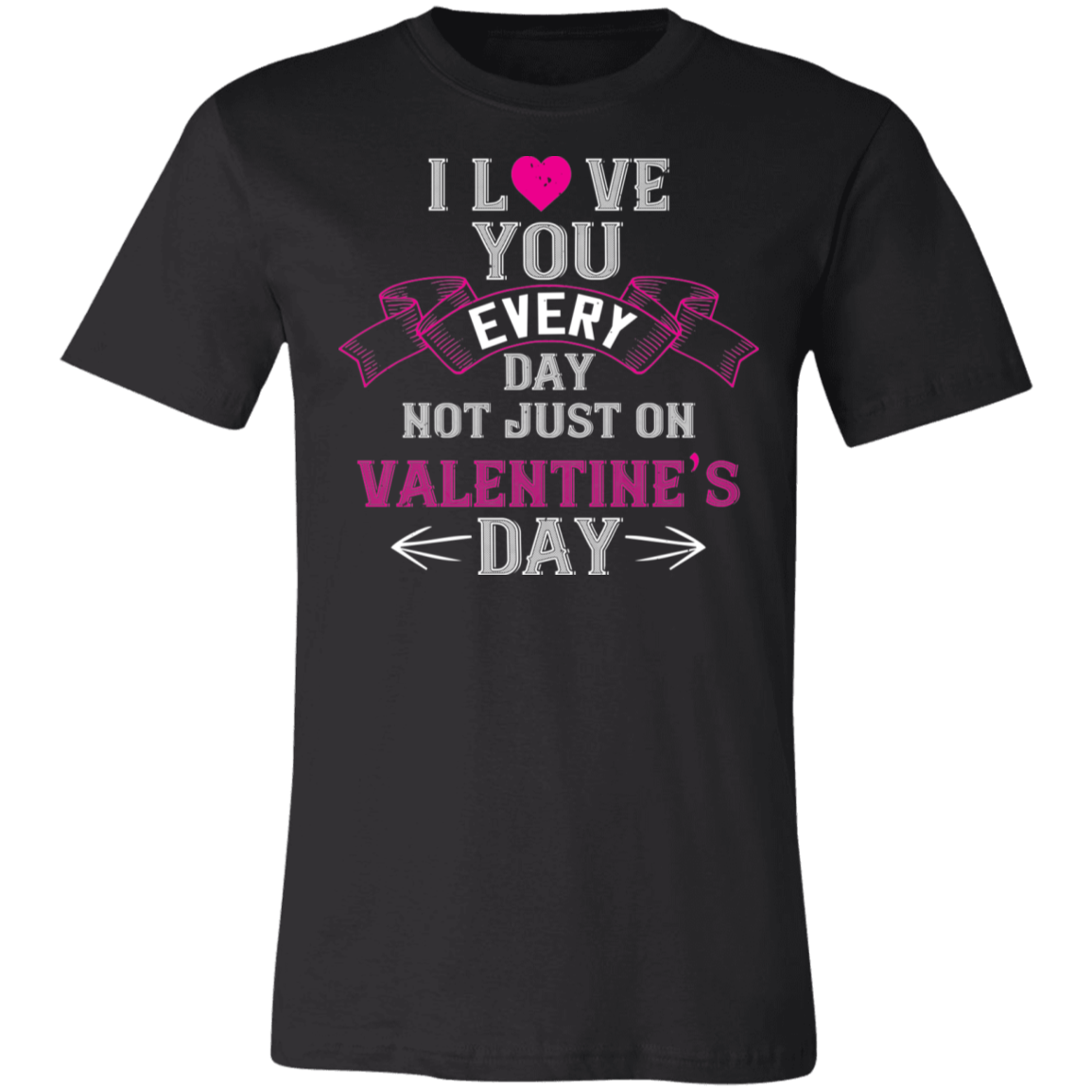 Valentine Design Unisex Jersey Short-Sleeve T-Shirt