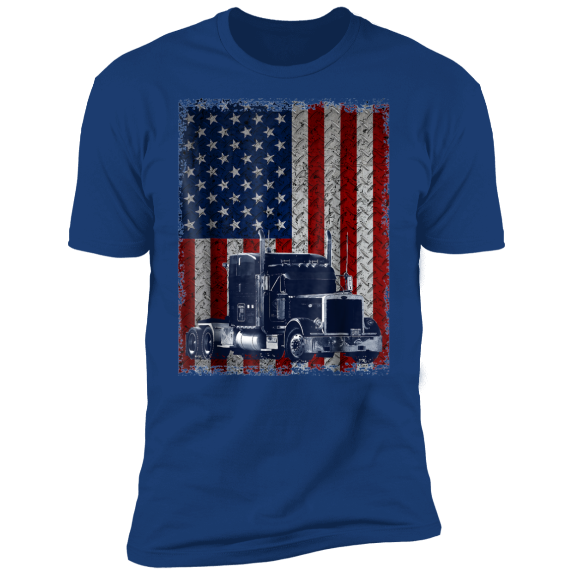 America Flag Truck  Premium Short Sleeve T-Shirt