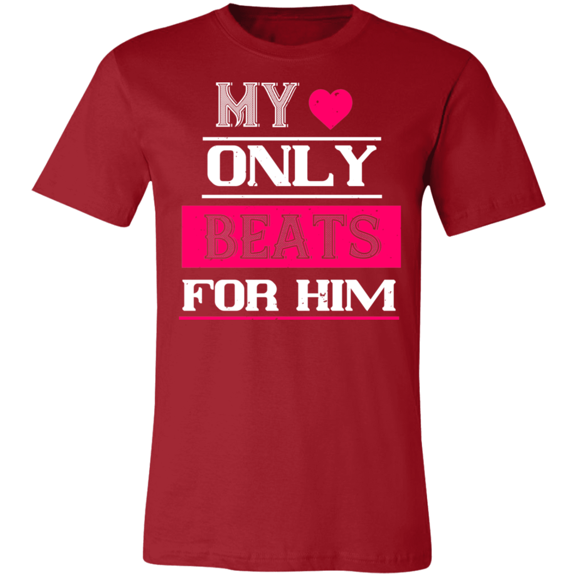 Valentine Design Unisex Jersey Short-Sleeve T-Shirt