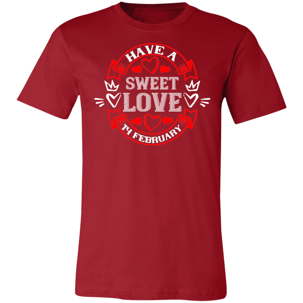 Valentine Design Unisex Jersey Short-Sleeve T-Shirt