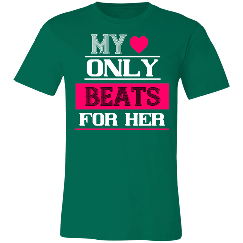 Image of Valentine Design Unisex Jersey Short-Sleeve T-Shirt
