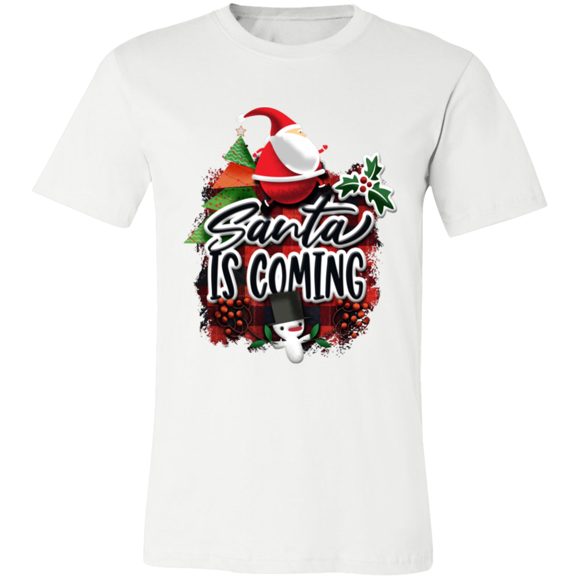 Santa is coming Unisex Jersey Short-Sleeve T-Shirt