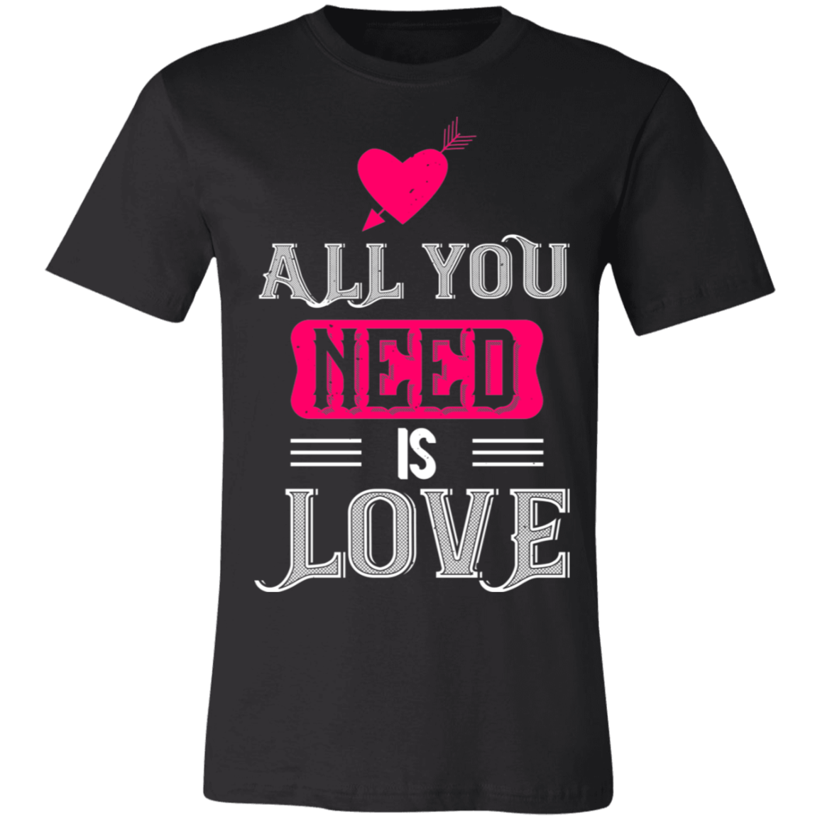 Valentine Design Unisex Jersey Short-Sleeve T-Shirt