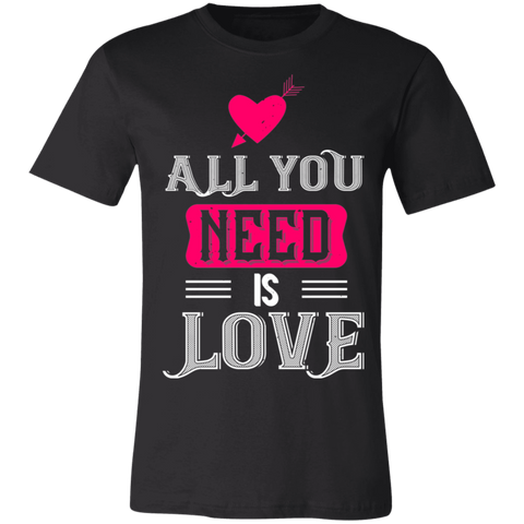 Image of Valentine Design Unisex Jersey Short-Sleeve T-Shirt