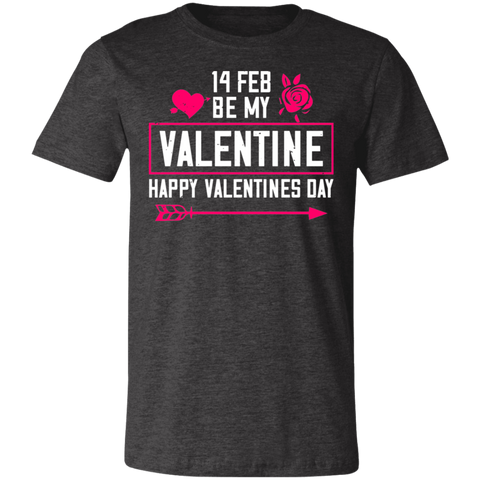 Image of Valentine Design Unisex Jersey Short-Sleeve T-Shirt