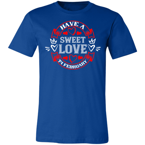 Image of Valentine Design Unisex Jersey Short-Sleeve T-Shirt