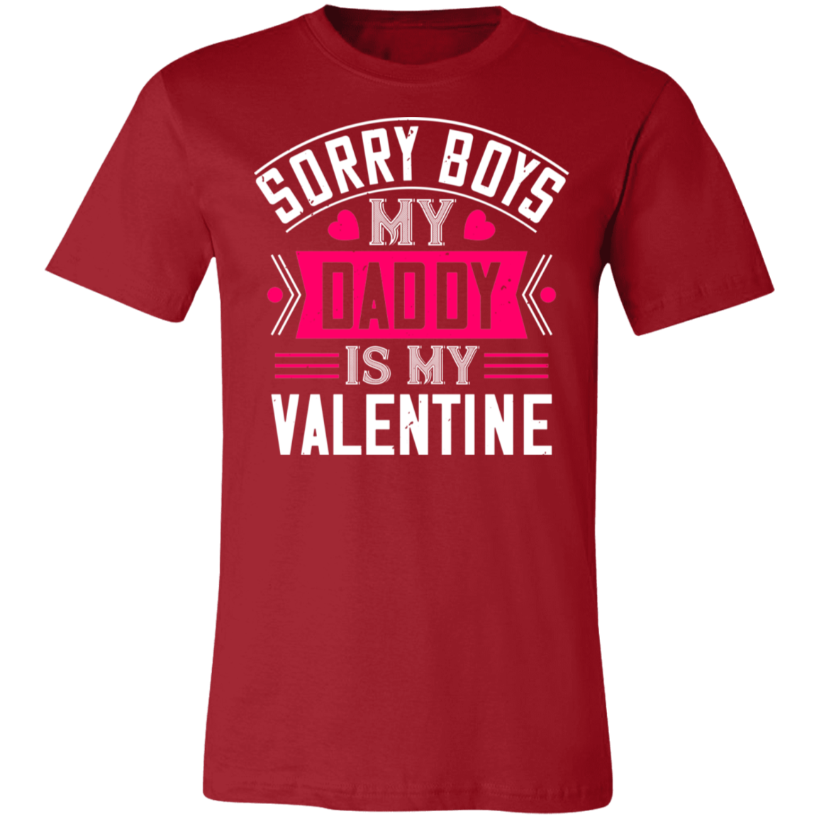 Valentine Design Unisex Jersey Short-Sleeve T-Shirt