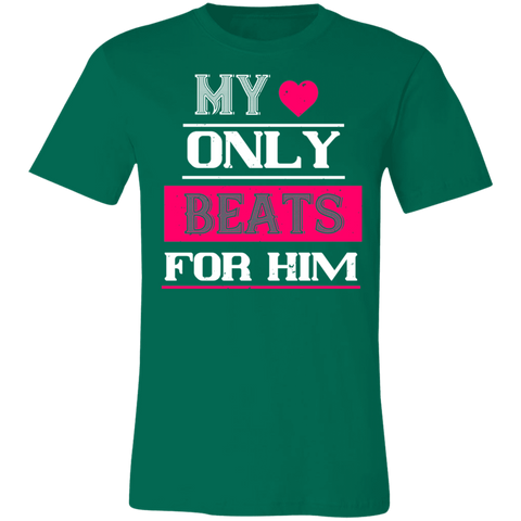Image of Valentine Design Unisex Jersey Short-Sleeve T-Shirt