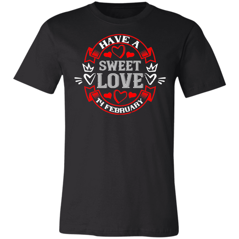 Image of Valentine Design Unisex Jersey Short-Sleeve T-Shirt