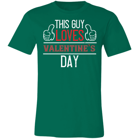 Image of Valentine Design Unisex Jersey Short-Sleeve T-Shirt