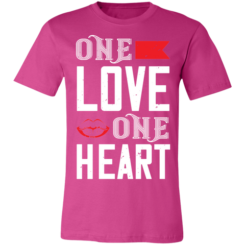 Image of Valentine Design Unisex Jersey Short-Sleeve T-Shirt