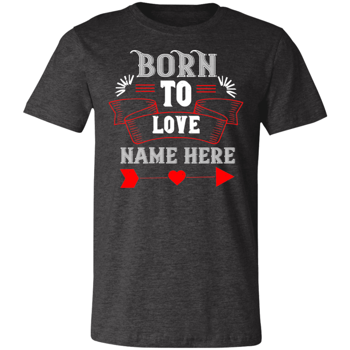 Valentine Design Unisex Jersey Short-Sleeve T-Shirt