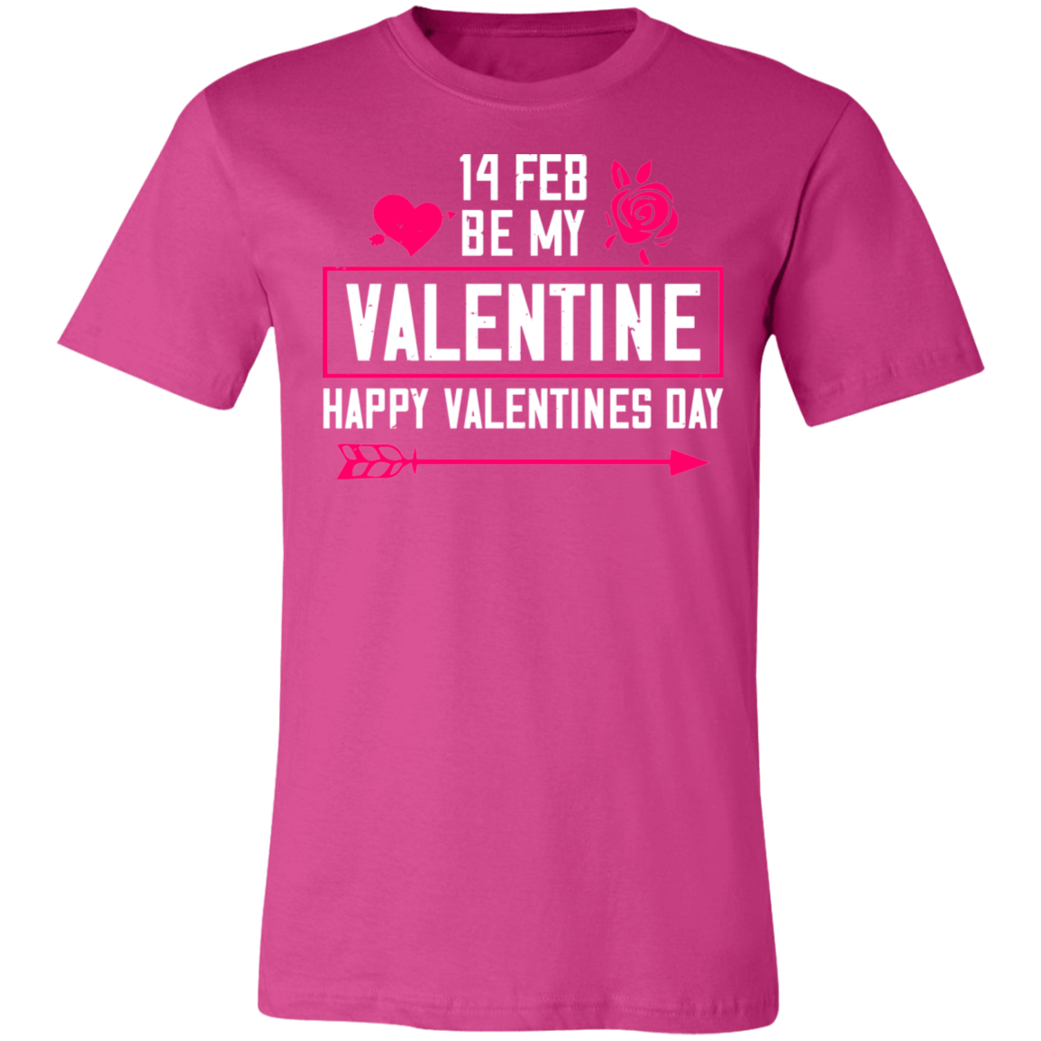 Valentine Design Unisex Jersey Short-Sleeve T-Shirt