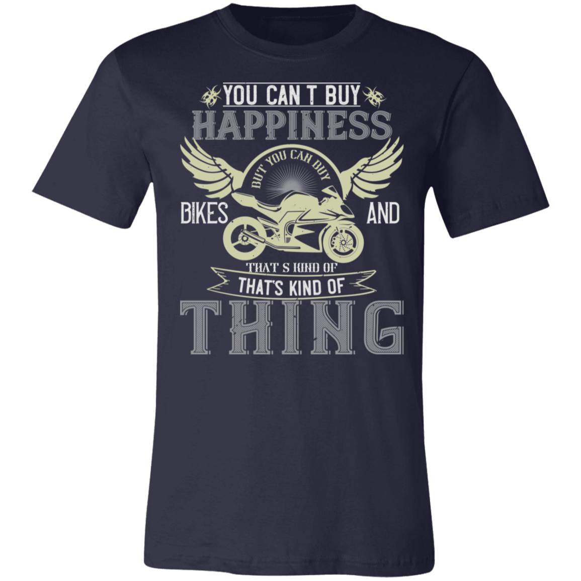 Motorcycle Designs Premium Unisex Jersey Short-Sleeve T-Shirt