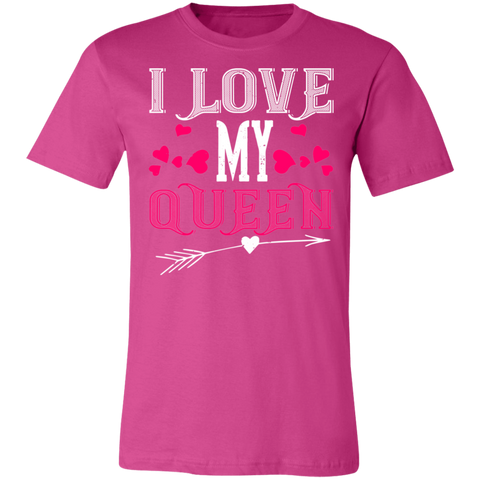 Image of Valentine Design Unisex Jersey Short-Sleeve T-Shirt