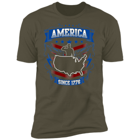 America Since 1776  Premium Short Sleeve T-Shirt