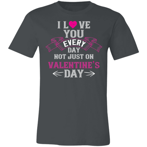 Image of Valentine Design Unisex Jersey Short-Sleeve T-Shirt