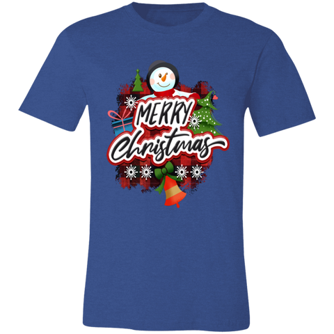 Image of Merry Christmas Unisex Jersey Short-Sleeve T-Shirt