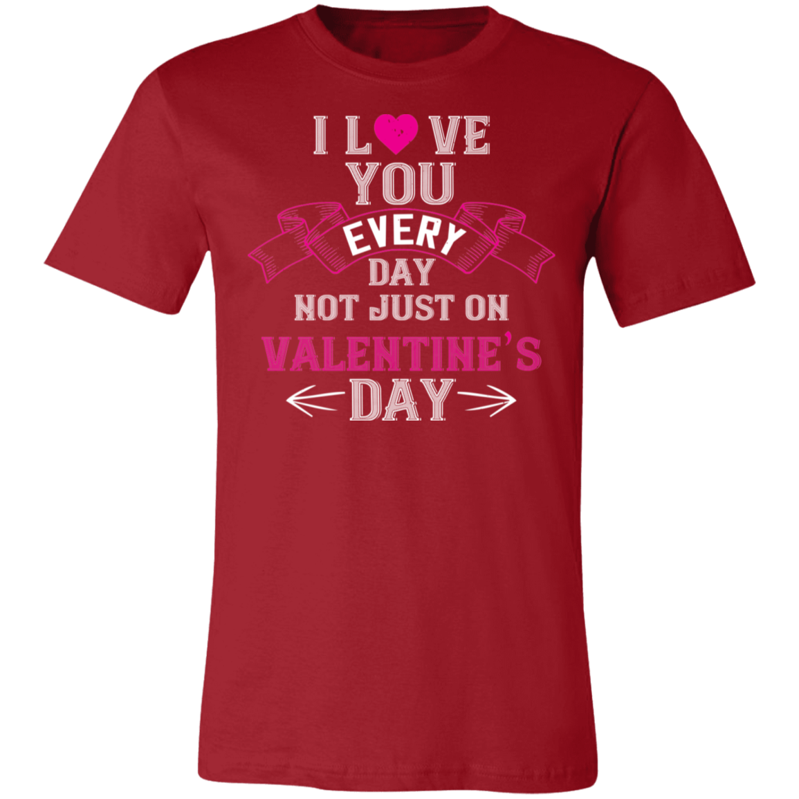 Valentine Design Unisex Jersey Short-Sleeve T-Shirt