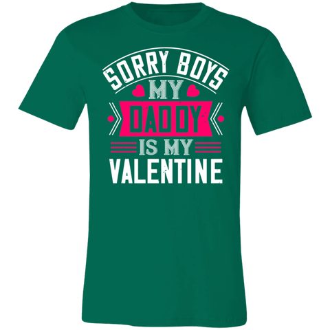 Image of Valentine Design Unisex Jersey Short-Sleeve T-Shirt