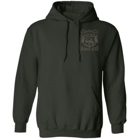Image of Motorcycle Design Pullover Hoodie