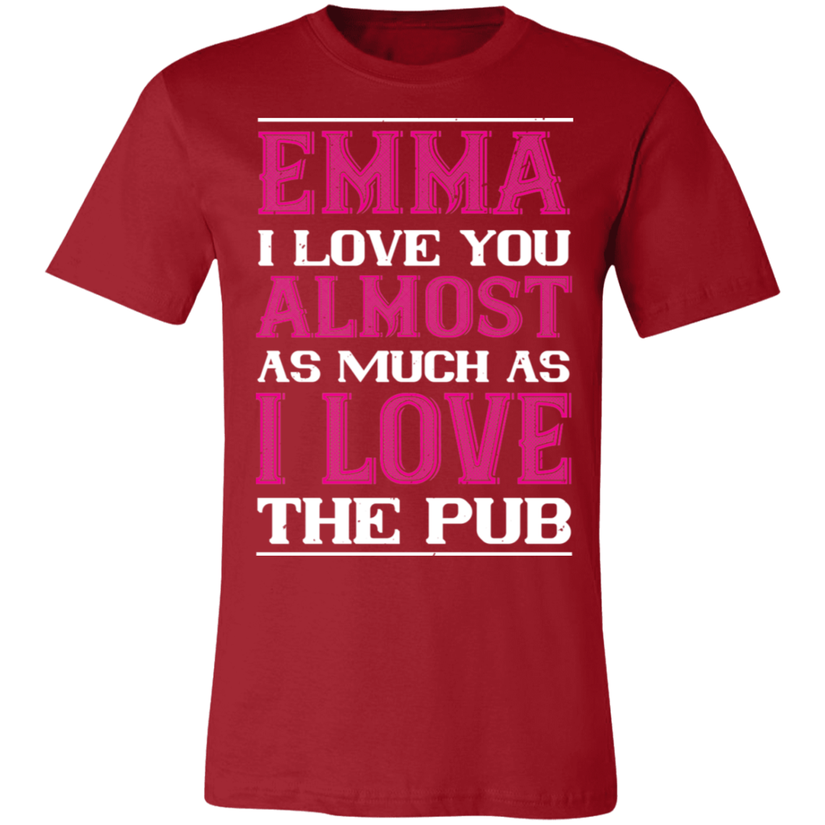 Valentine Design Unisex Jersey Short-Sleeve T-Shirt