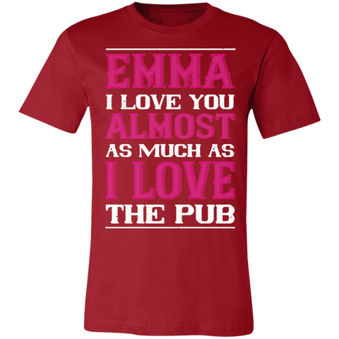 Image of Valentine Design Unisex Jersey Short-Sleeve T-Shirt
