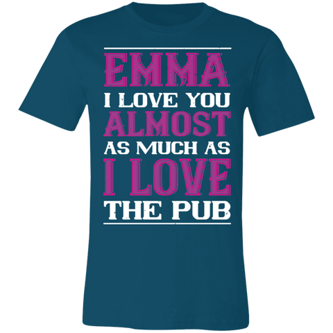 Image of Valentine Design Unisex Jersey Short-Sleeve T-Shirt