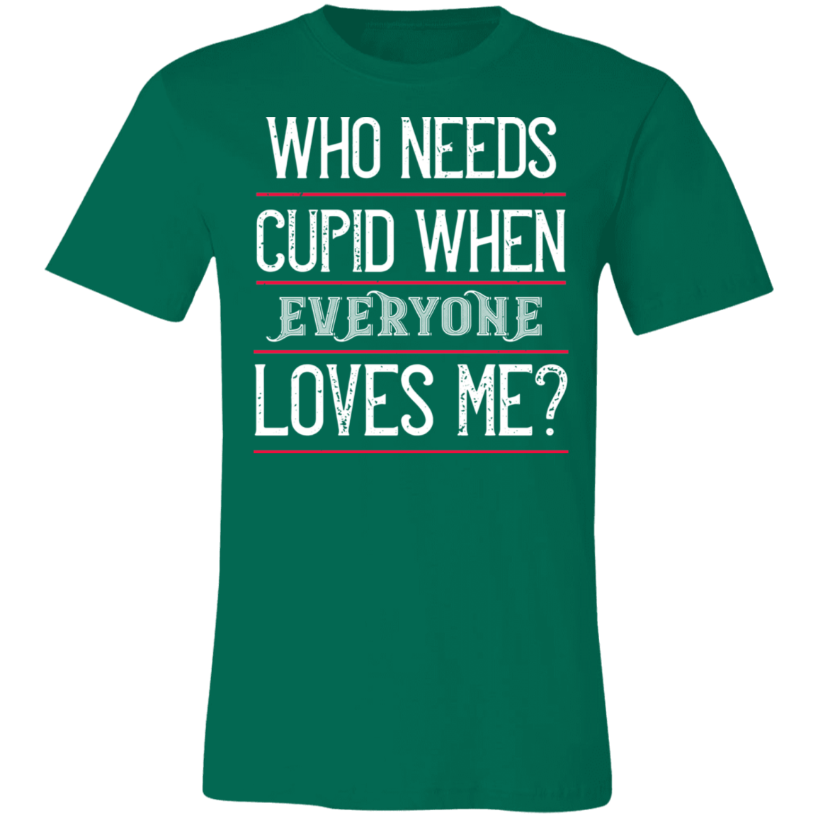 Valentine Design Unisex Jersey Short-Sleeve T-Shirt
