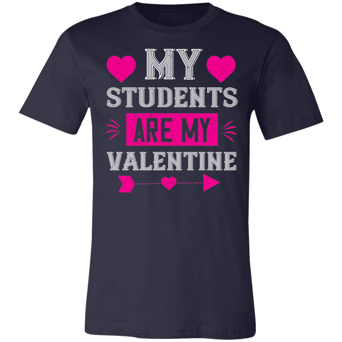 Valentine Design Unisex Jersey Short-Sleeve T-Shirt