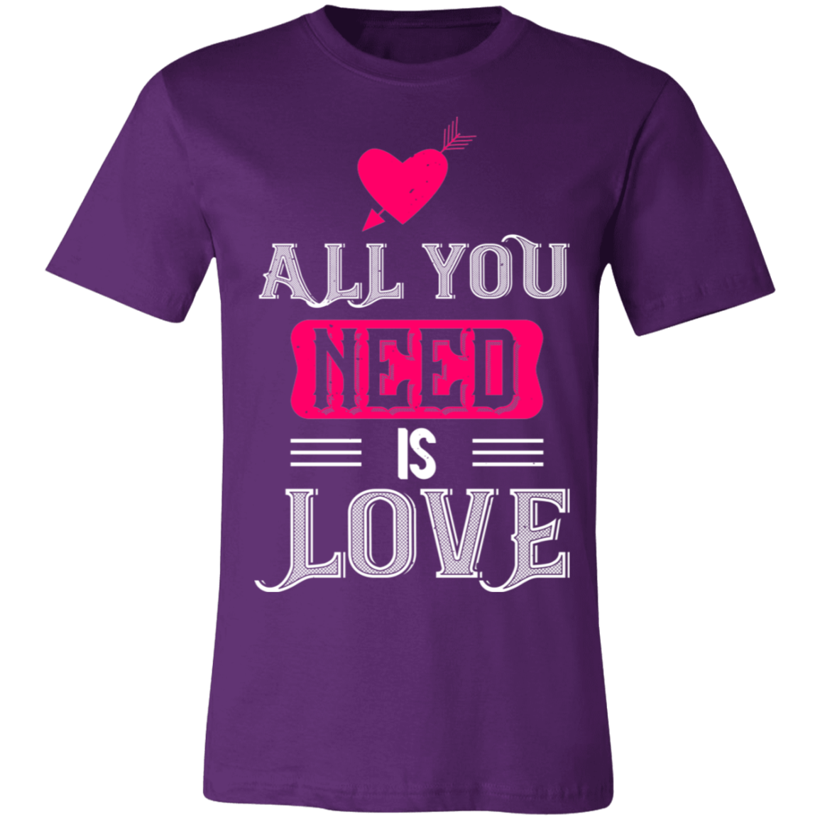 Valentine Design Unisex Jersey Short-Sleeve T-Shirt