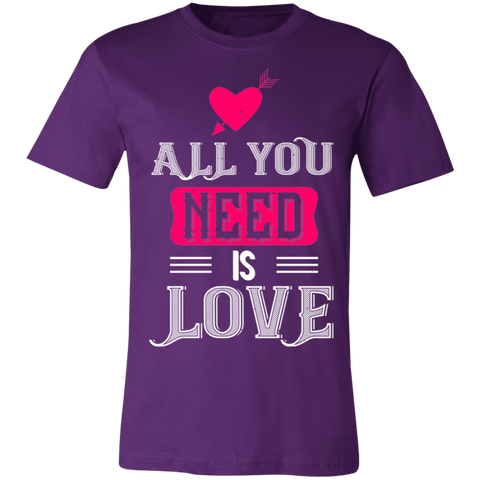 Image of Valentine Design Unisex Jersey Short-Sleeve T-Shirt